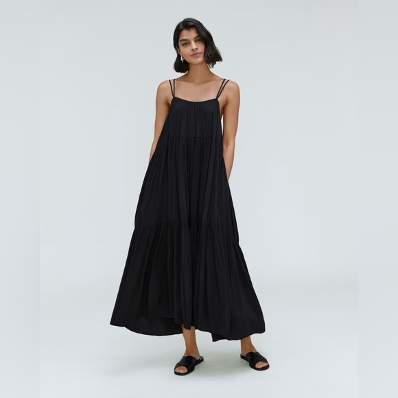 Everlane The Naia™ Ripple Tiered Maxi Dress - Picture 1 of 5
